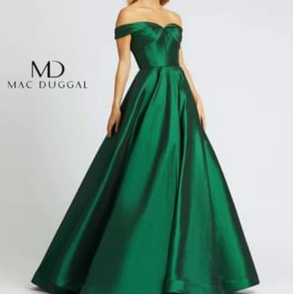 MacDuggal Emerald Gown